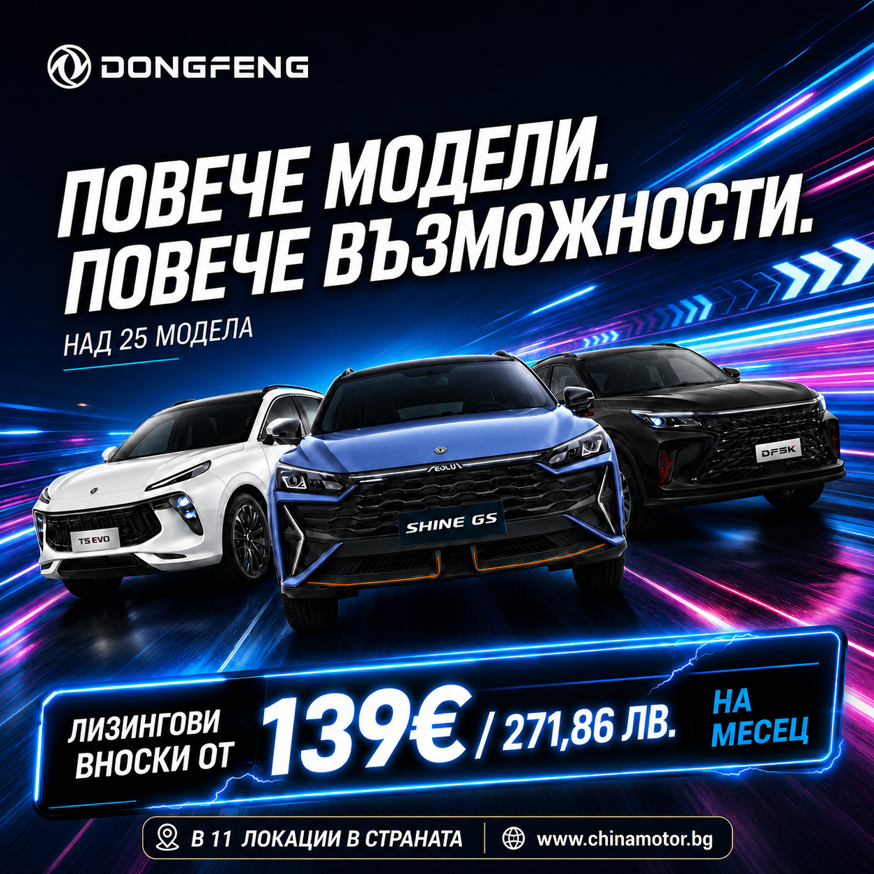 ПОВЕЧЕ МОДЕЛИ, ПОВЕЧЕ ВЪЗМОЖНОСТИ!