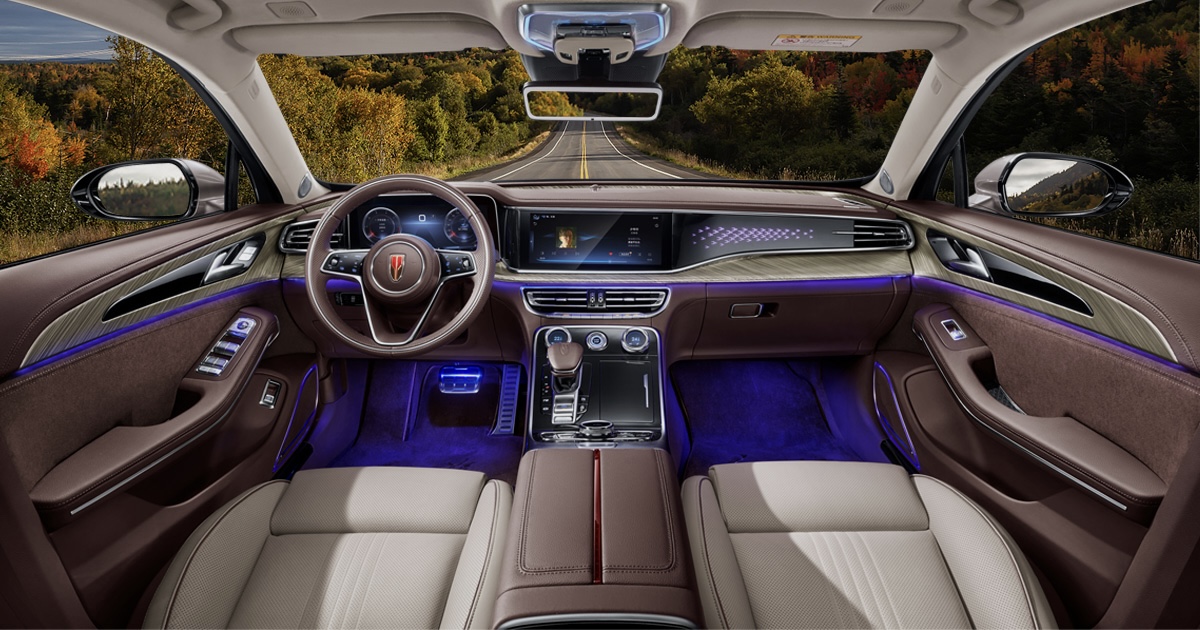 Hongqi H9 interior atara review 