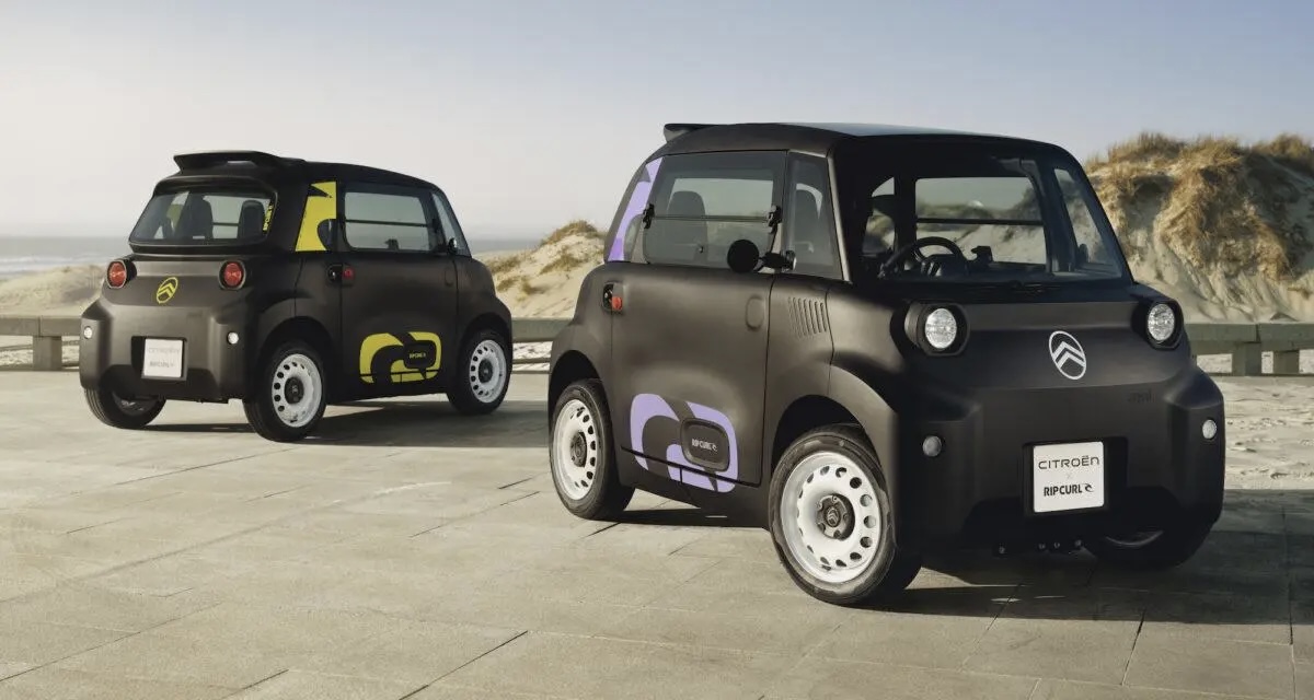 Citroen Ami collaboration with Rip Curl 