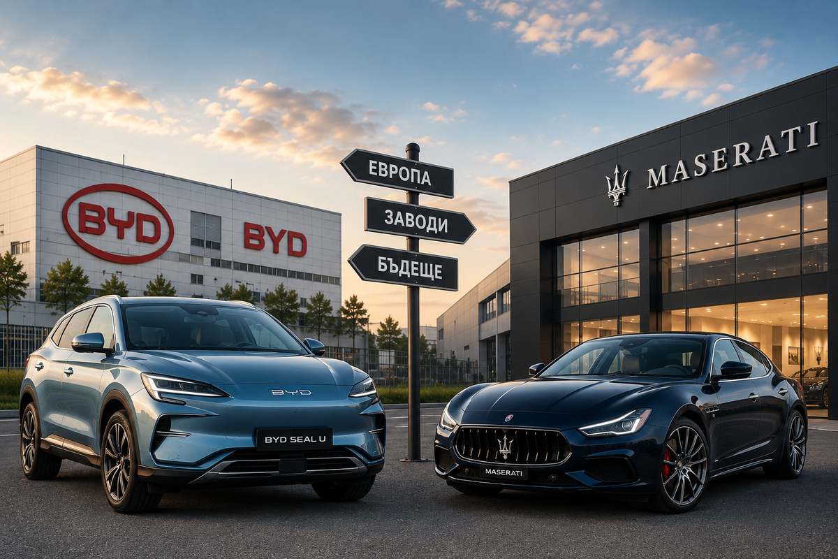 BYD проявява интерес към Maserati 