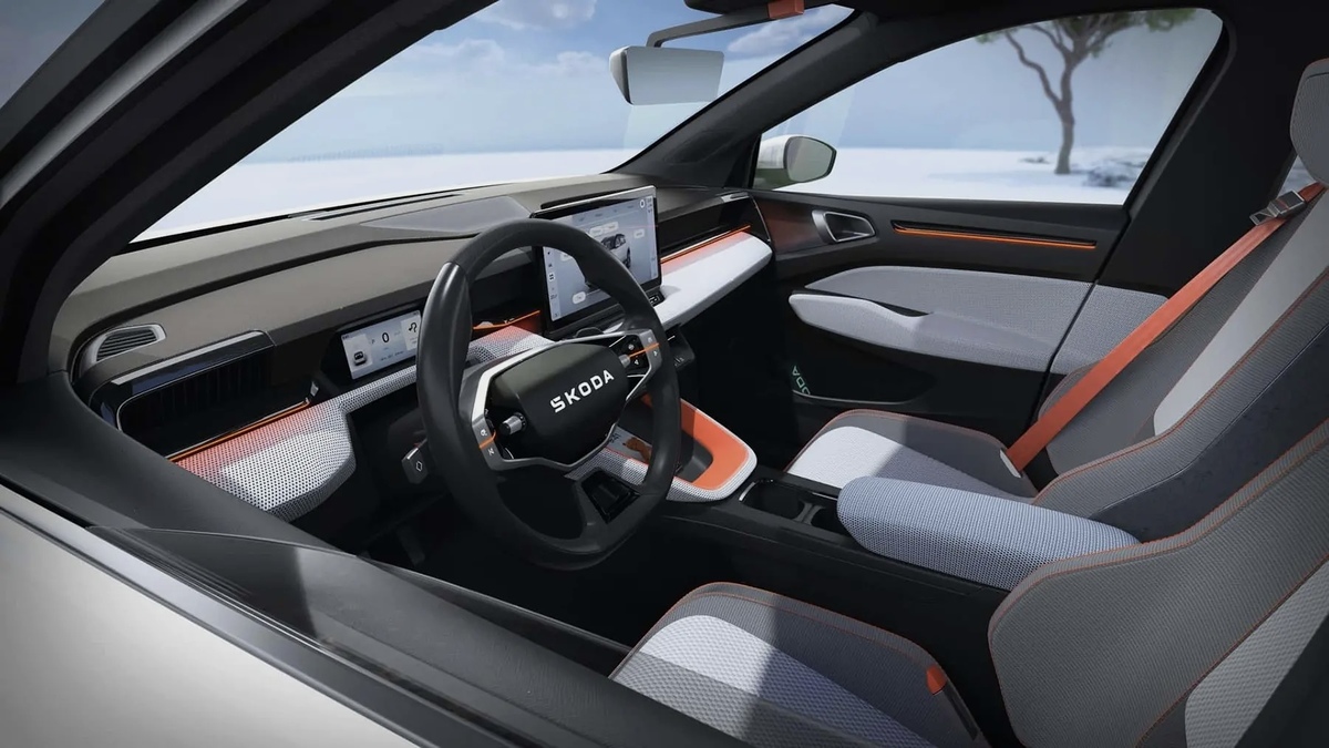 New Skoda Epiq interior 
