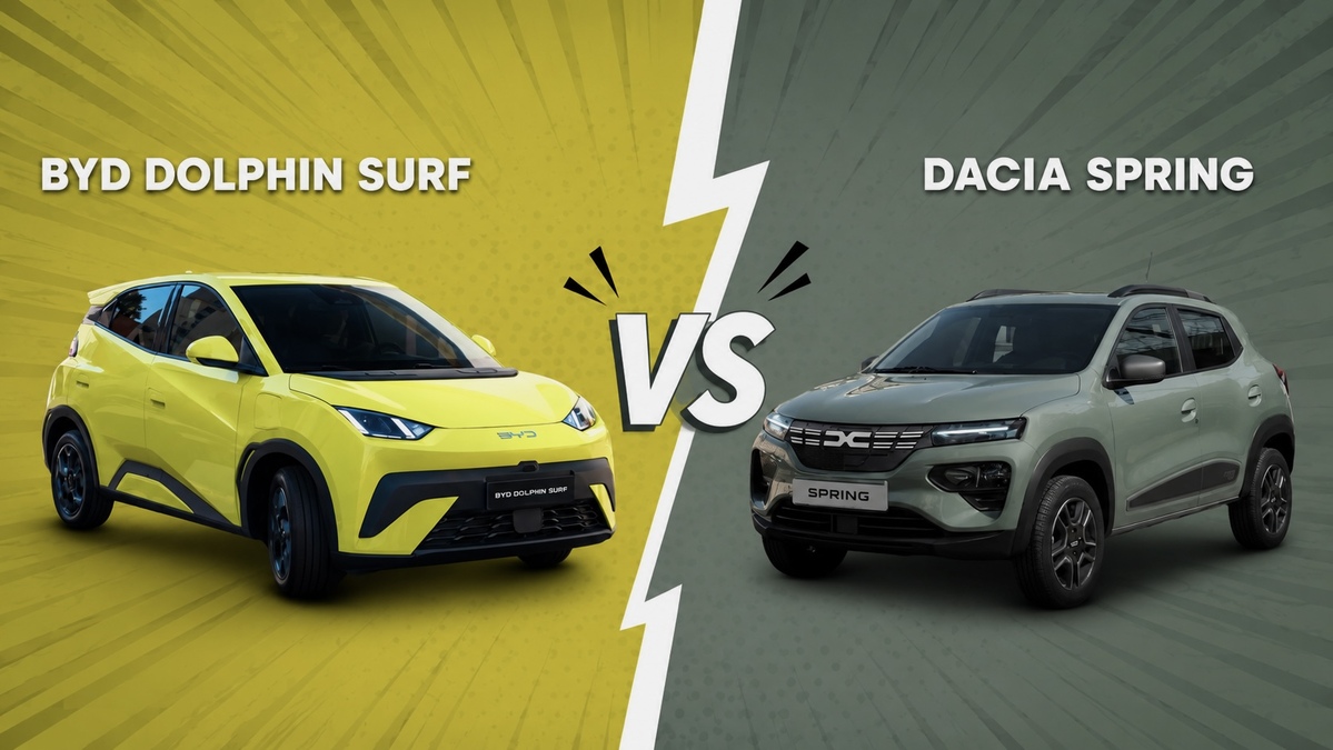 BYD Dolphin surf VS Dacia Spring 