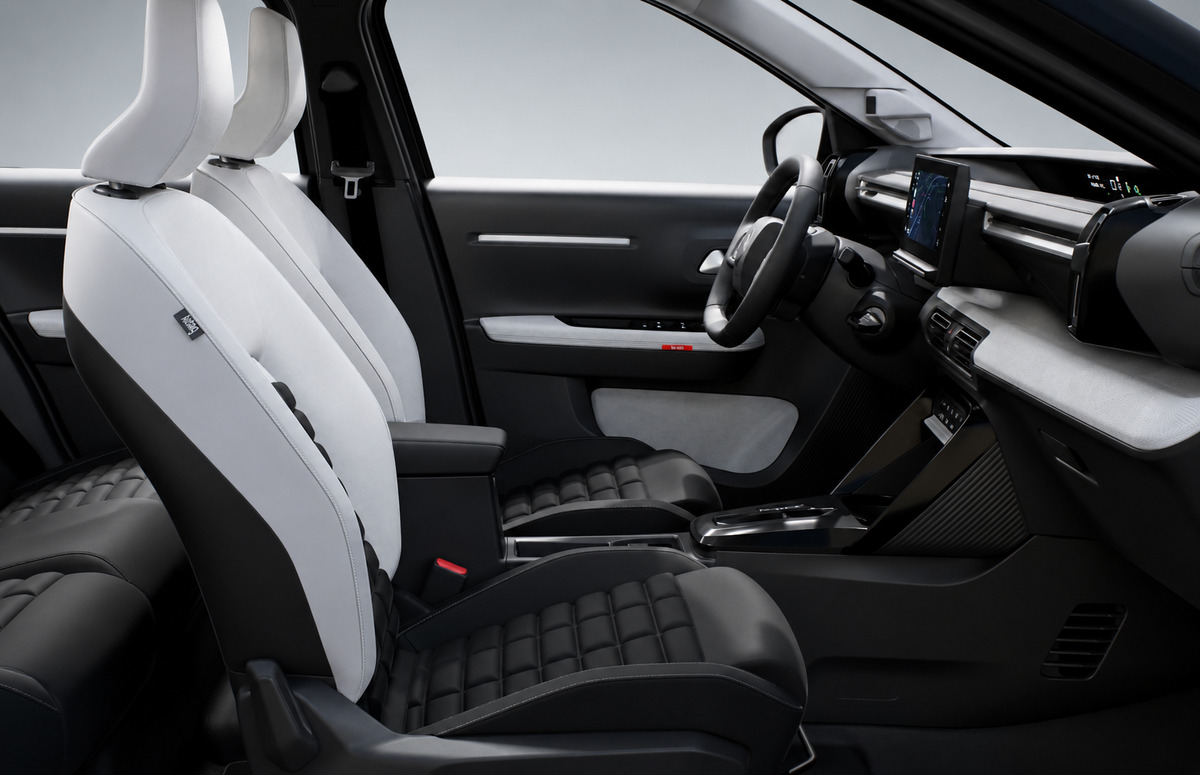 Интериорът на Citroën ë-C3