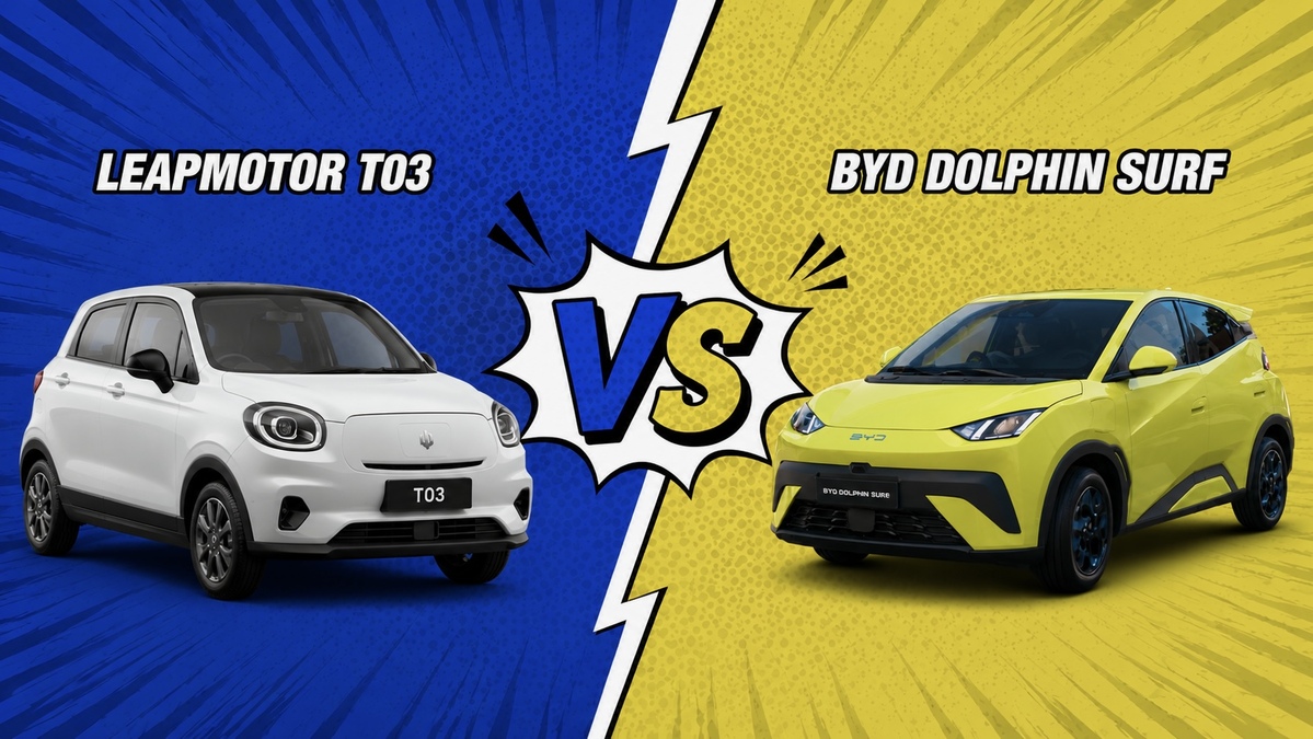 Leapmotor T03 срещу BYD Dolphin Surf