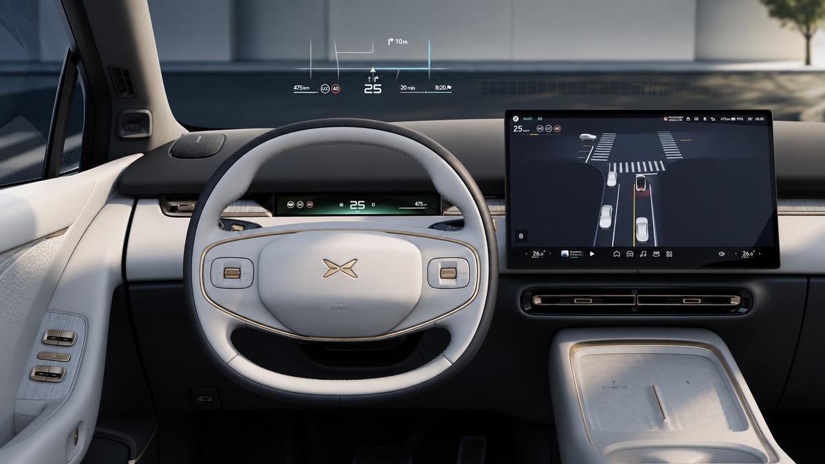 Xpeng P7+ interior 