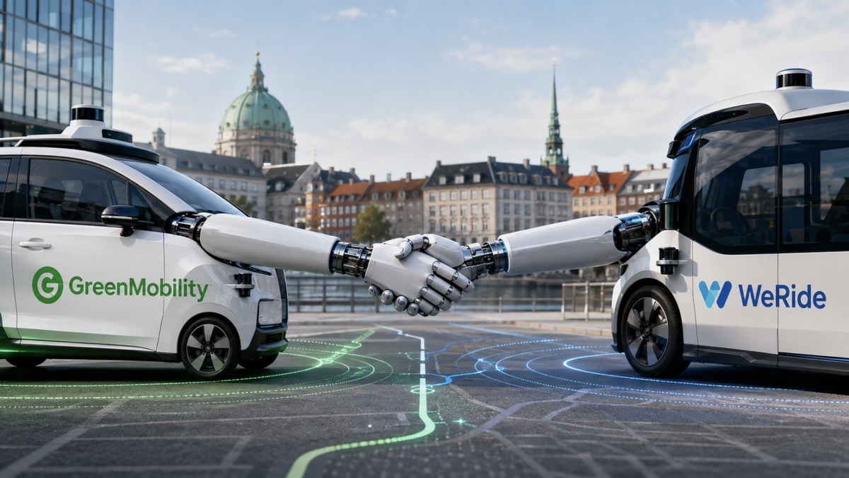 WeRide и GreenMobility планират безпилотна автомобилна услуга в Дания 