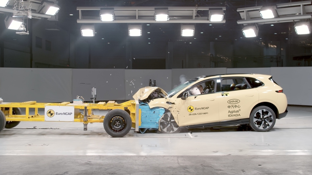 Три китайски електромобила взеха 5 звезди от Euro NCAP 2026