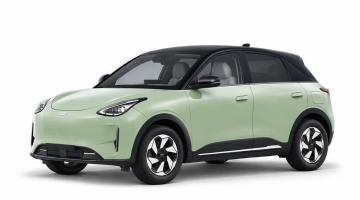 Geely E2: компактен електромобил с 345 км пробег и задно предаване