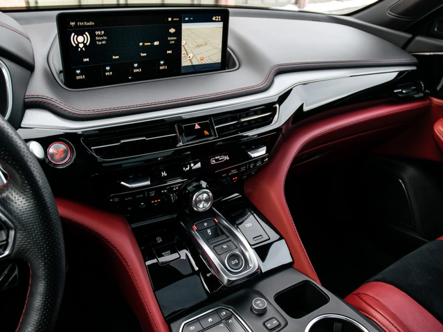 Acura Mdx 2024| A-SPEC| RED INT| ОБДУХ| PANO| 3D ELS| BLACK - автомобили, коли, обяви за нови и употребявани 8