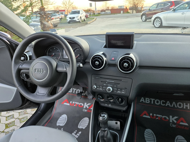 Audi A1 1.6TDI-105кс= EURO 5A - автомобили, коли, обяви за нови и употребявани 12