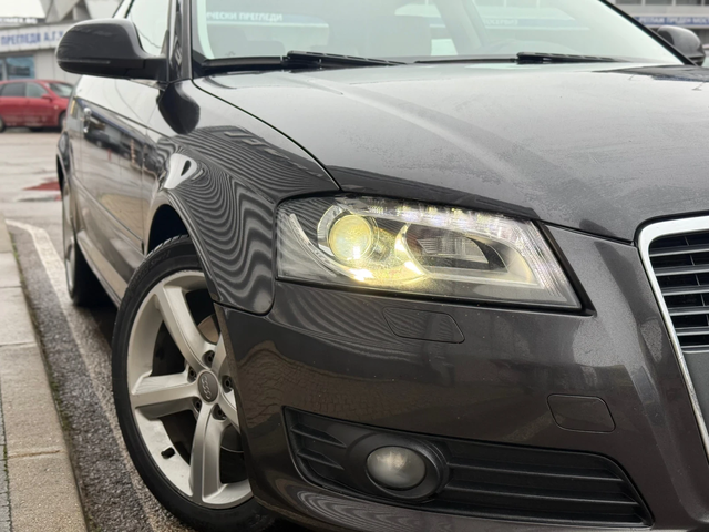 Audi A3 Led+ Кожа+ Регистрация+ Euro5+ Парктроник - автомобили, коли, обяви за нови и употребявани 7