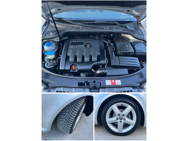 Audi A3 2, 0TDI-АВТОМАТИК/XENON/F1/NAVI!!! - автомобили, коли, обяви за нови и употребявани 15