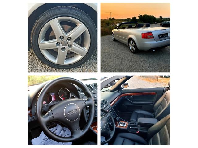 Audi A4 КАБРИОЛЕТ / АВТОМАТИК - автомобили, коли, обяви за нови и употребявани 12