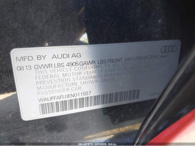 Audi A4 2.0L I-4 DI, DOHC, VVT, TURBO, 220HP All Wheel Drive - автомобили, коли, обяви за нови и употребявани 8