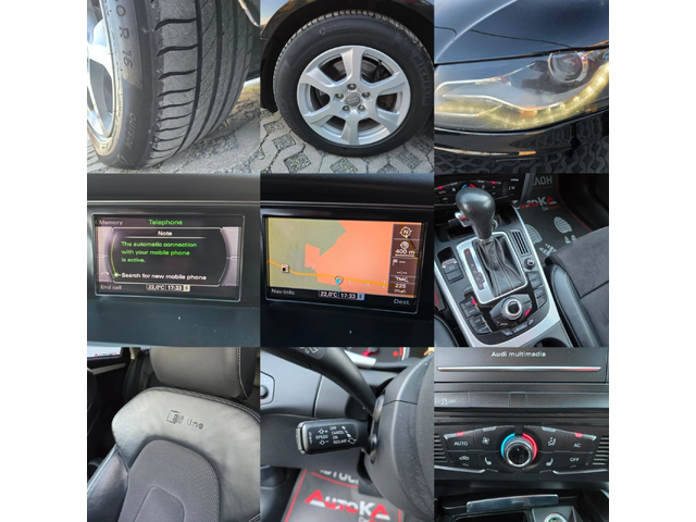 Audi A4 2.0TDI-143кс= АВТОМАТ= S-Line= NAVI= LED - автомобили, коли, обяви за нови и употребявани 14