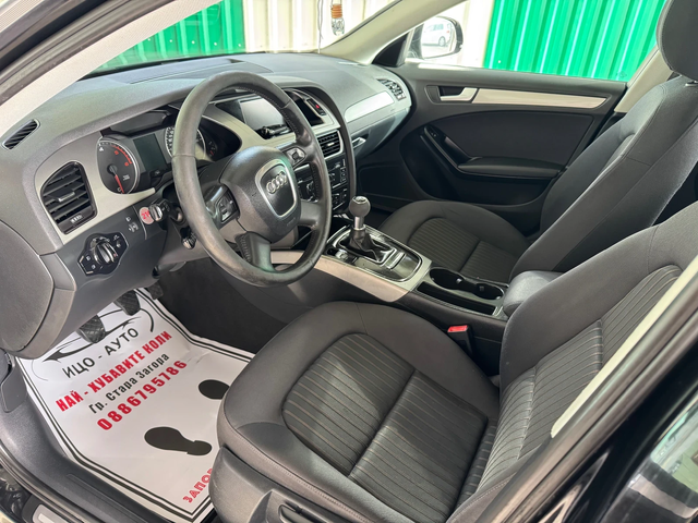 Audi A4 2.0 TDI-143k.c.6ckop.HABИ, ЕВРО 5В! - автомобили, коли, обяви за нови и употребявани 10