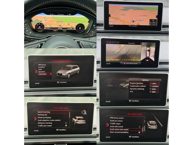Audi A4 3.0TDI* QUATRO* SLINE* MATRIX* 360* PANO* - автомобили, коли, обяви за нови и употребявани 15