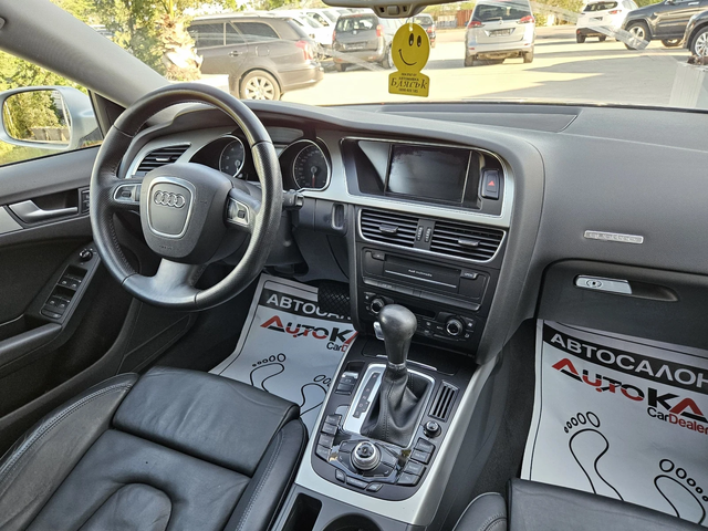 Audi A5 2.0T-211кс= АВТОМАТ= 166.000km= SPORTBACK= NAVI - автомобили, коли, обяви за нови и употребявани 12