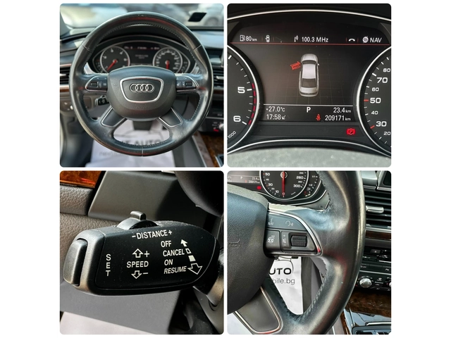 Audi A6 3.0TDI 245HP DISTRONIC ШИБЕДАХ KEYLESS - автомобили, коли, обяви за нови и употребявани 13