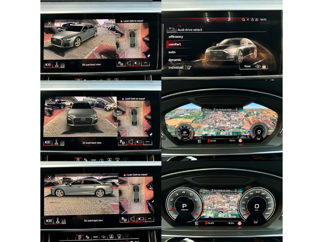 Audi A8 55TFSI#LONG#3xDVD#ALCANTARA#EXCLUSIVE#FULL - автомобили, коли, обяви за нови и употребявани 12