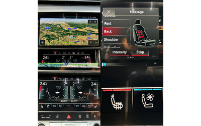 Audi A8 55TFSI#LONG#3xDVD#ALCANTARA#EXCLUSIVE#FULL - автомобили, коли, обяви за нови и употребявани 13