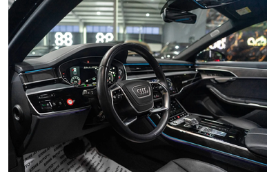 Audi A8 55TFSI QUATTRO LONG S LINE B&O ПАНО ЛИЗИНГ 100% - автомобили, коли, обяви за нови и употребявани 11