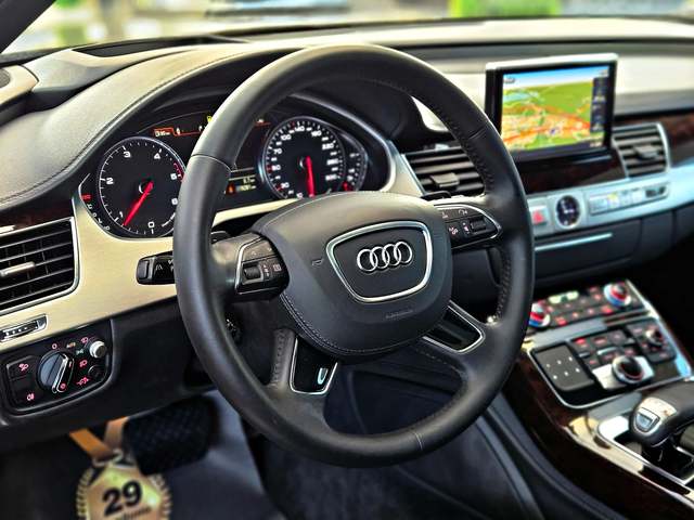 Audi A8 MATRIX/DISTR/360CAM/САМОПАРКИРАНЕ/ОБДУХ/BOSE/LIZIN - автомобили, коли, обяви за нови и употребявани 9