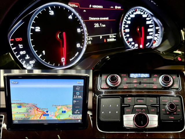 Audi A8 Long* Full* Quattro* Лизинг - автомобили, коли, обяви за нови и употребявани 15
