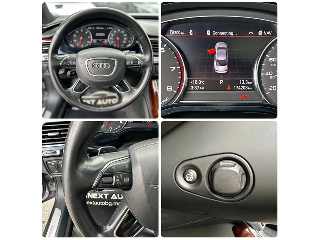 Audi A8 LONG 3.0TFSI 333HP MATRIX BOSE MASSAGE SOFT CLOSE - автомобили, коли, обяви за нови и употребявани 13
