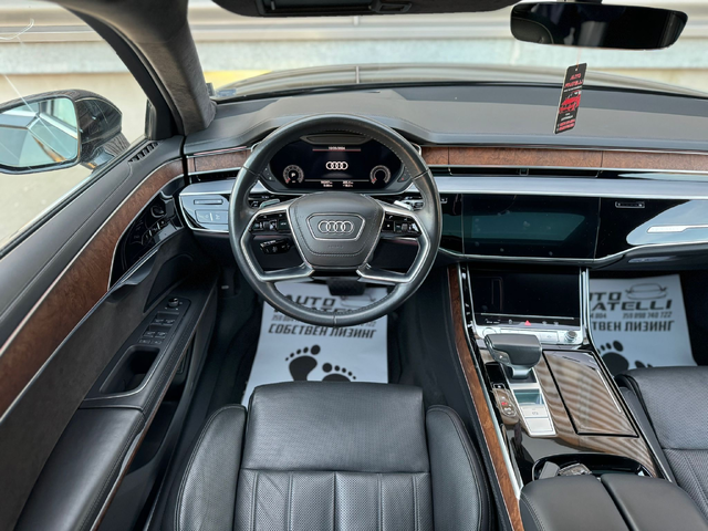 Audi A8 L ЛИЗИНГ* БАРТЕР 60TFSI 4.0T ELE HYBRID V8 FULL - автомобили, коли, обяви за нови и употребявани 7