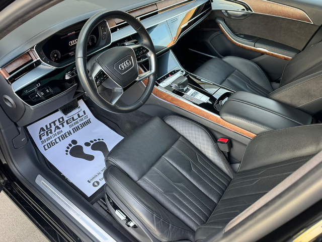Audi A8 L ЛИЗИНГ* БАРТЕР 60TFSI 4.0T ELE HYBRID V8 FULL - автомобили, коли, обяви за нови и употребявани 8
