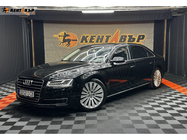 Audi A8 Long/Всички екстри/сервизна история/гарантирани км - автомобили, коли, обяви за нови и употребявани 0