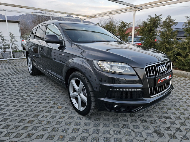 Audi Q7 4.2TDI-340кс= FACE= 2хS-Line= PANO= BOSE= КАМЕРА - автомобили, коли, обяви за нови и употребявани 1