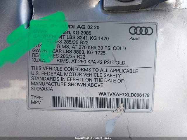 Audi Q7 3.0L V-6 DI, DOHC, VVT, TURBO, 335HP All Wheel Drive - автомобили, коли, обяви за нови и употребявани 8