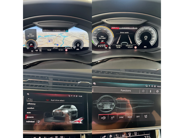 Audi Q7 55TFSIe#MATRIX#ОБДУХВАНЕ#AIRMAT#B&O#DISTR#HEADUP - автомобили, коли, обяви за нови и употребявани 16