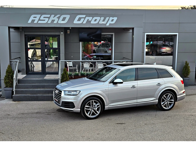 Audi Q7 !S-LINEx3/3.0TDI/7MESTA/360CAM/PANO/ВАКУУМ/AMBI/LI - автомобили, коли, обяви за нови и употребявани 16
