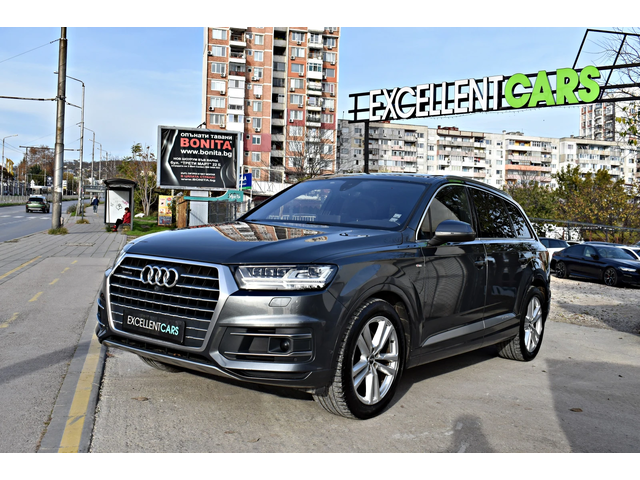 Audi Q7 3.0TDI* S-LINE* MATRIX* DISSTRONIC* PANORAMA - автомобили, коли, обяви за нови и употребявани 0