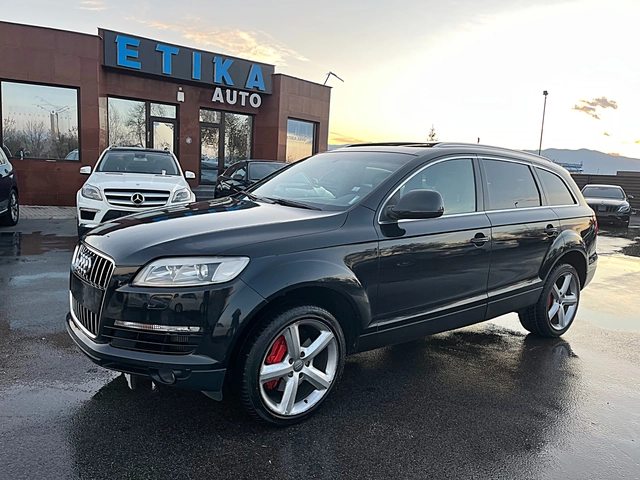 Audi Q7 Sline-PANORAMA-BIXENON-MONITORI-DVD-ALKANTAR-FULL! - автомобили, коли, обяви за нови и употребявани 2