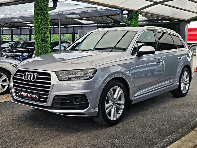 Audi Q7 ! S-LINE/7MESTA/TV/САМОПАРКИРАНЕ/DISTR/HUD/NIGHT/L - автомобили, коли, обяви за нови и употребявани 0