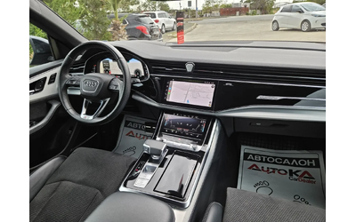 Audi Q8 50TDI/129.000KM/S-LINE/HUD/PANO/B&O/DISTRON - автомобили, коли, обяви за нови и употребявани 11
