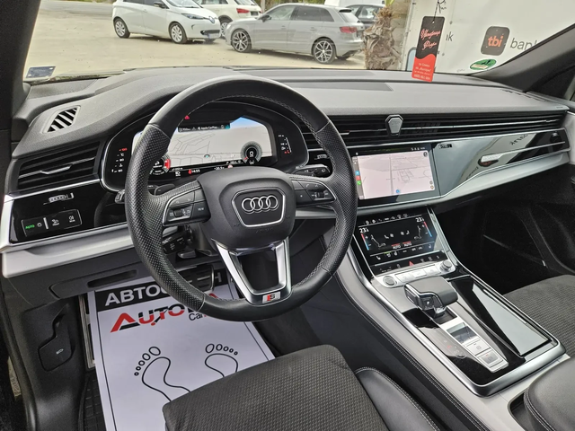 Audi Q8 50TDI/129.000KM/S-LINE/HUD/PANO/B&O/DISTRON - автомобили, коли, обяви за нови и употребявани 7