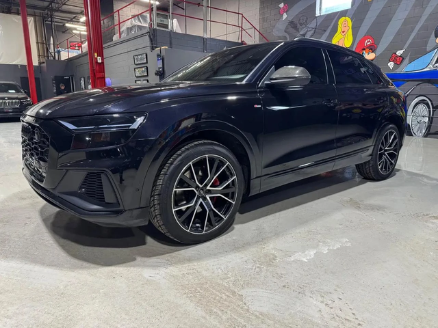 Audi Q8 Sline* BlackOptic* Distr* B&O* 360* Обдух* Пано* - автомобили, коли, обяви за нови и употребявани 0