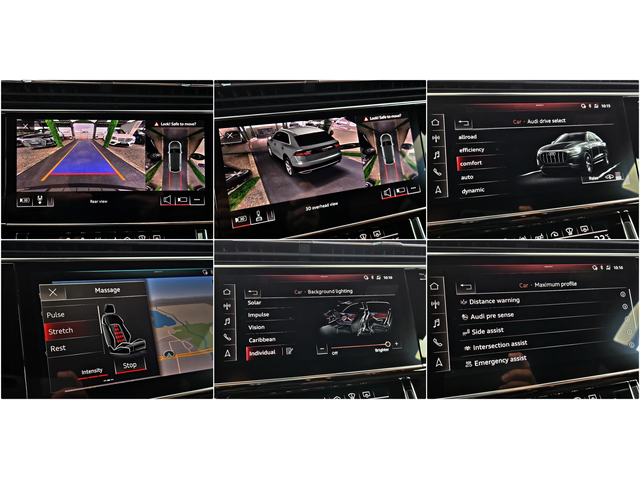 Audi Q8 SQ8/MATRIX/S-LINE/DISTR/3DCAM/ВАКУМ/PANO/ПОДГP/LIZ - автомобили, коли, обяви за нови и употребявани 13