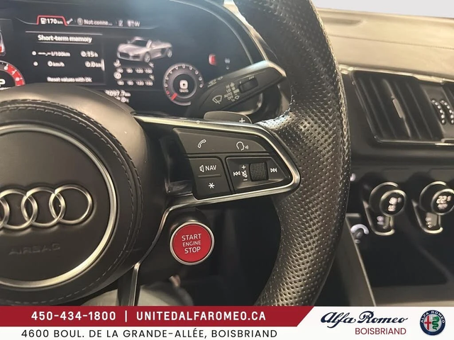 Audi R8 Quattro* V10* Spyder* АвтоКредит* (ЦЕНА ДО БГ) - автомобили, коли, обяви за нови и употребявани 10