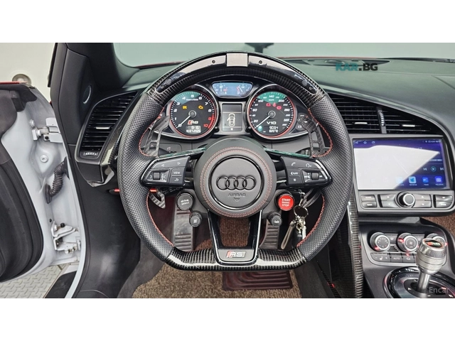 Audi R8 5.2 V10 SPIDER* КОЖА* ПОДГРЕВ* КАМЕРА - автомобили, коли, обяви за нови и употребявани 9