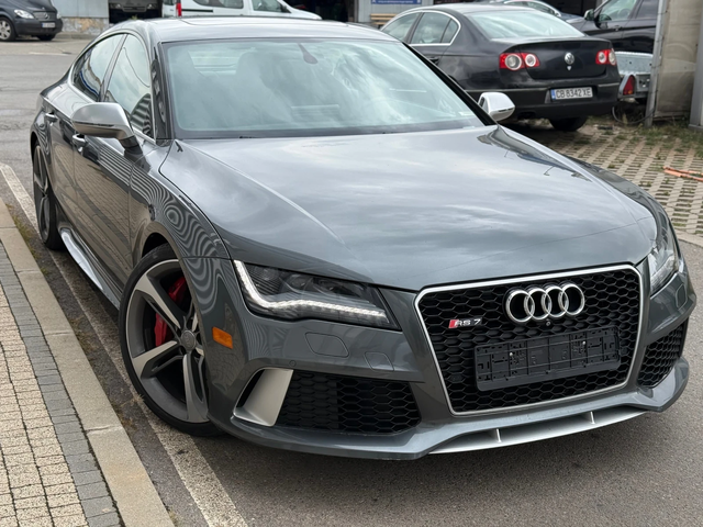 Audi Rs7 4.0V8TFSI+ Bose+ Matrix+ Подгрев+ Шибидах+ Камера - автомобили, коли, обяви за нови и употребявани 5