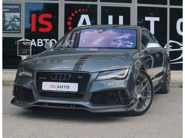 Audi RS7 4.0TFSI/MTM/Carbon/Керамика/HuD/Exclusive/Bose - автомобили, коли, обяви за нови и употребявани 0