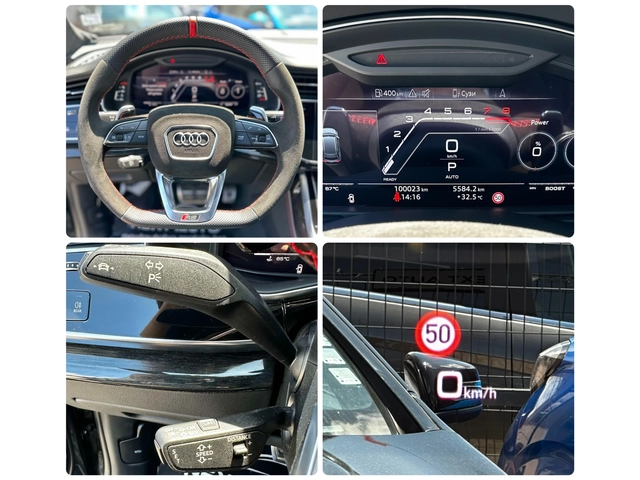 Audi RSQ8 4.0 V8 HYBRID 600HP MATRIX CERAMIC MASSAGE B&O - автомобили, коли, обяви за нови и употребявани 11