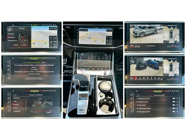 Audi RSQ8 4.0 V8 HYBRID 600HP MATRIX CERAMIC MASSAGE B&O - автомобили, коли, обяви за нови и употребявани 12
