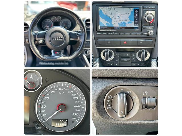 Audi S3 QUATTRO 2.0TFSI 265HP NAVI EU5B - автомобили, коли, обяви за нови и употребявани 12
